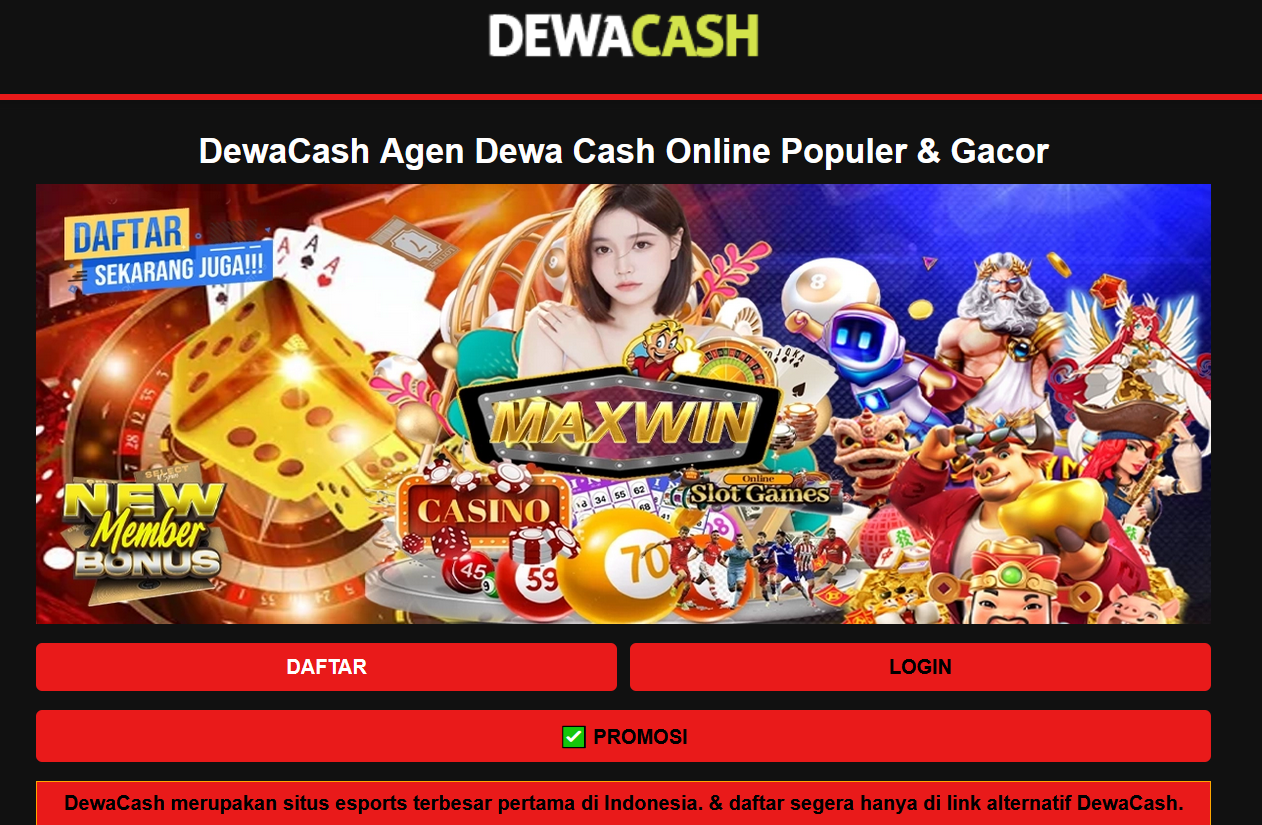 DewaCash, Daftar DewaCash, Login DewaCash